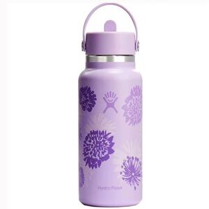 NWT Hydro Flask 32 oz Wide Flex Straw Cap Special Edition Pixie Purple/Lavender